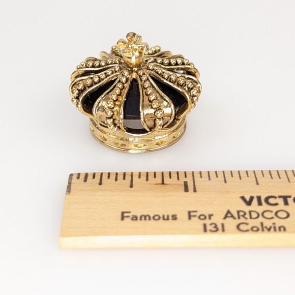 Vtg Y2K Juicy Couture Ruby Red Gold Crown Charm Pendant Box 2004 YJRU0001 - Picture 8 of 11